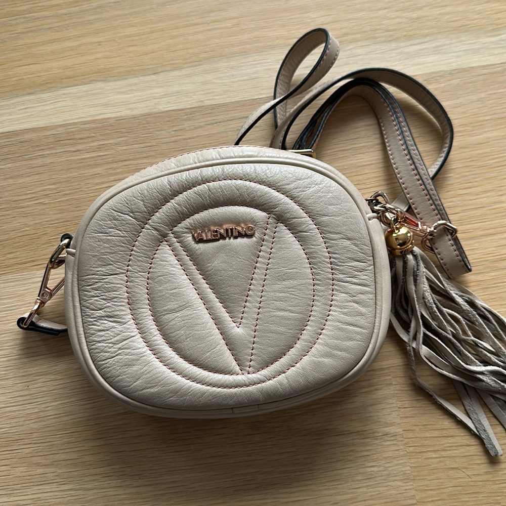 Valentino Beige Crossbody Bag